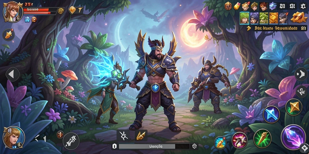 Tampilan gameplay seru dari <strong>8II</strong> yang menampilkan dunia petualangan yang luas.