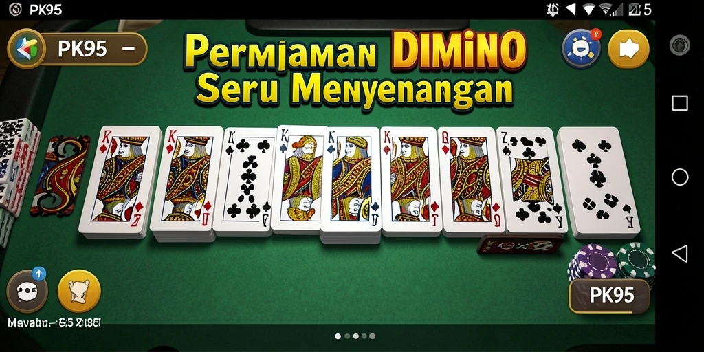 Gameplay seru PK95 dalam permainan Domino yang menggembirakan.
