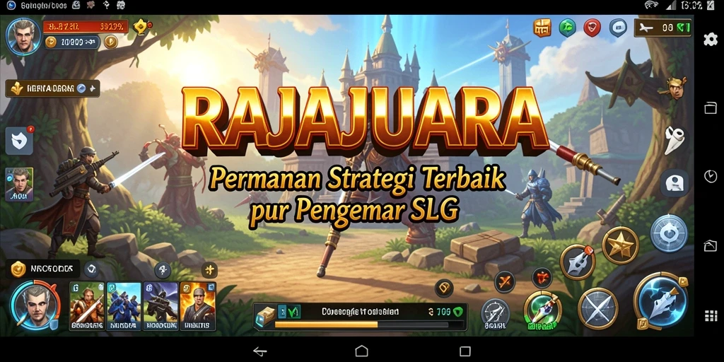 Tampilan gameplay <strong>RAJAJUARA</strong> yang menakjubkan dan penuh strategi.