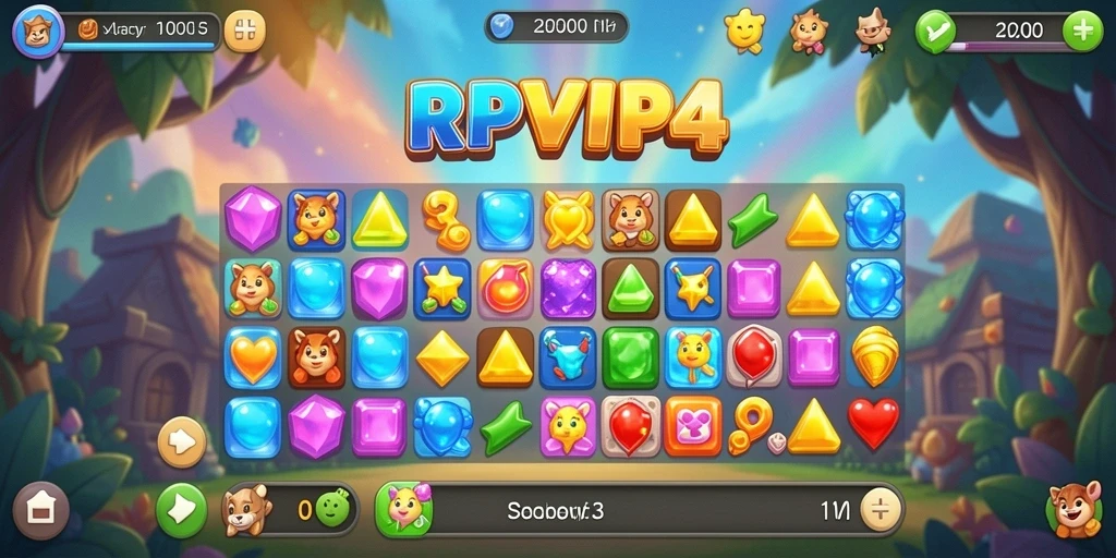 Tampilan gameplay RPVIP4 yang seru dan penuh warna.