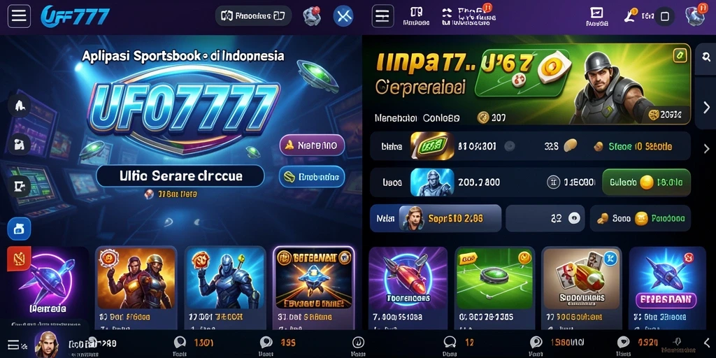 Tampilan menarik dari gameplay Sportsbook UFO777.